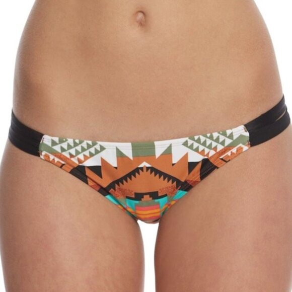 Body Glove terra Geometric Print Bottoms xsmall - Brown and Black - Picture 1 of 9